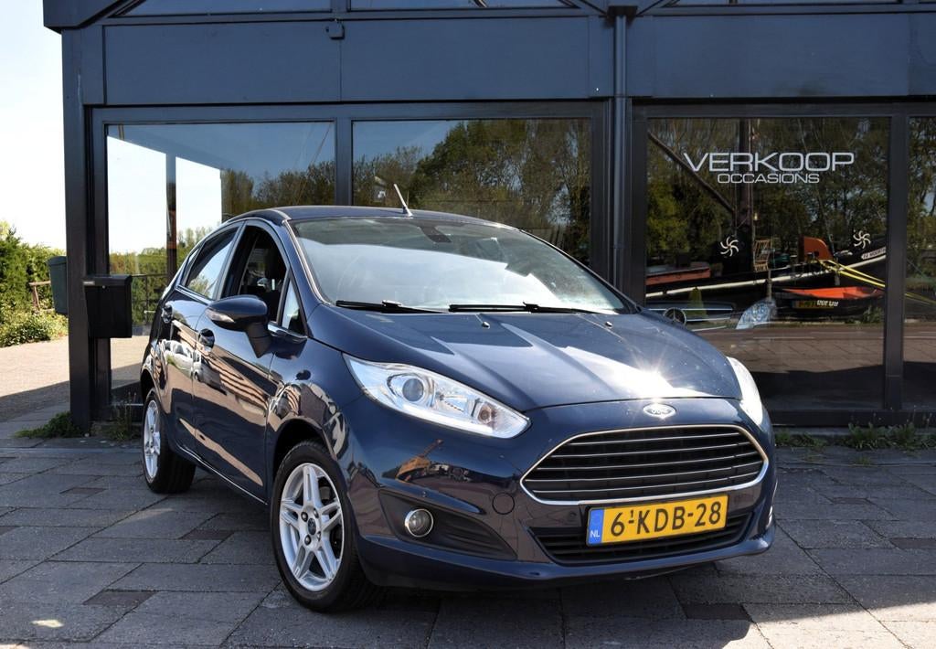 Ford Fiesta 1.6 Ti-VCT Titanium, 4 cilinders, Blauw, Origineel Nederlands, Fiësta