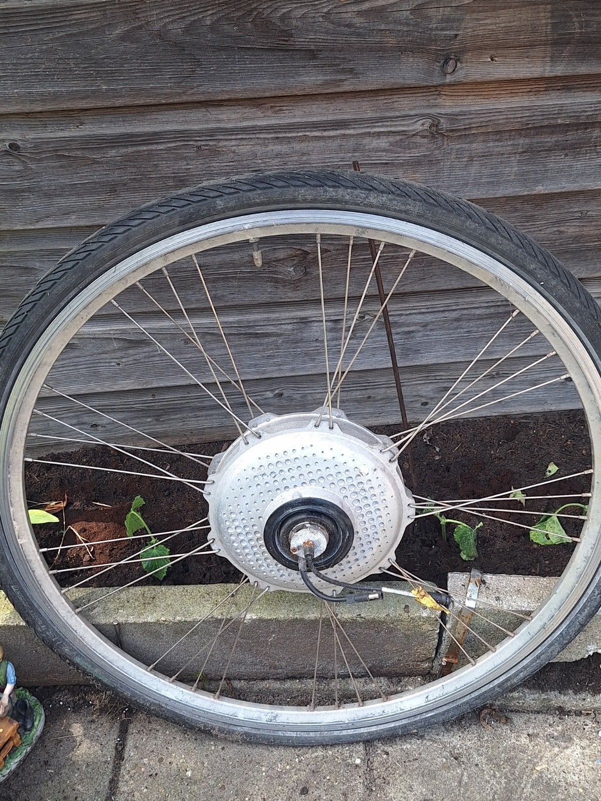 Achterwiel met motor, Fietsen en Brommers, Fietsonderdelen, Ophalen of Verzenden, Motor