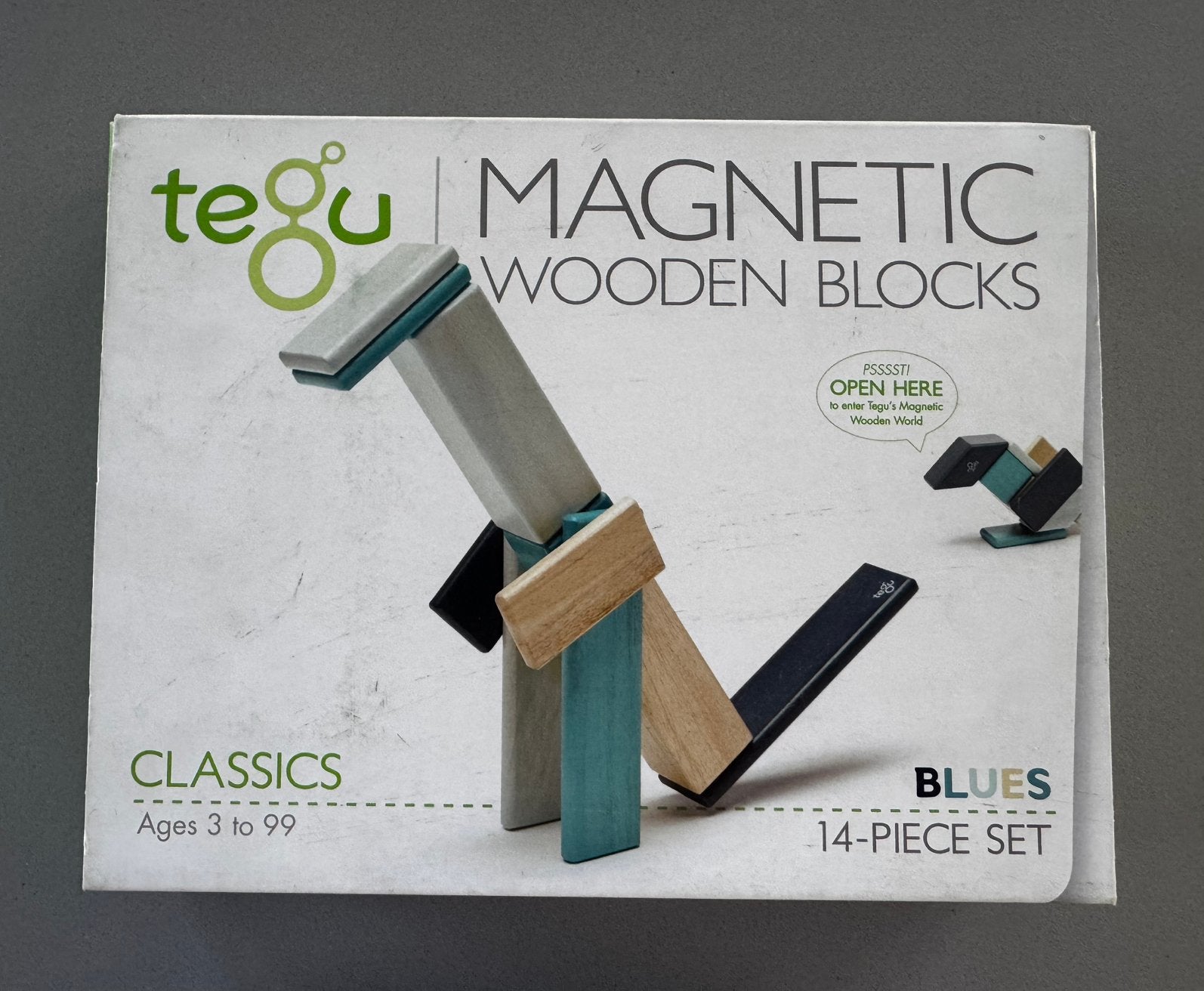 Tegu - magnetic wooden blocks, Kinderen en Baby's, Speelgoed | Bouwstenen, Ophalen of Verzenden, Gebruikt