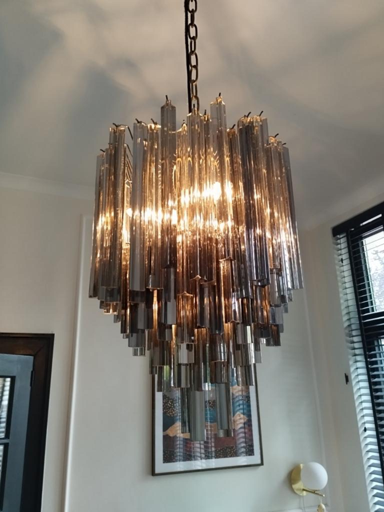 Eichholtz Murano Glas Kroonluchter - Chique Uitstraling, Huis en Inrichting, Lampen | Hanglampen, Gebruikt, 50 tot 75 cm, Glas