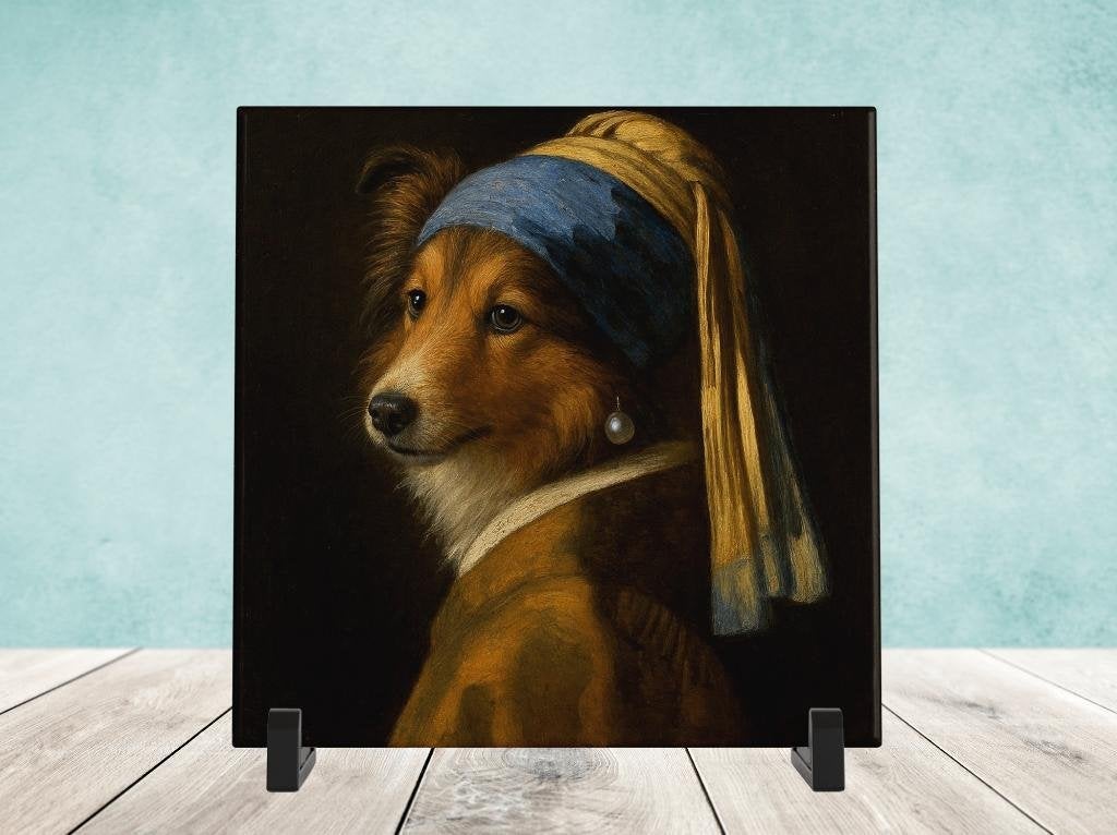 Het Meisje met de Parel - Shetland Sheepdog, Verzenden, Nieuw