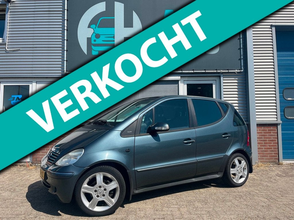 Mercedes-Benz A-klasse 140 Elegance | airco | APK, Voorwielaandrijving, 1005 kg, Stof, Zwart
