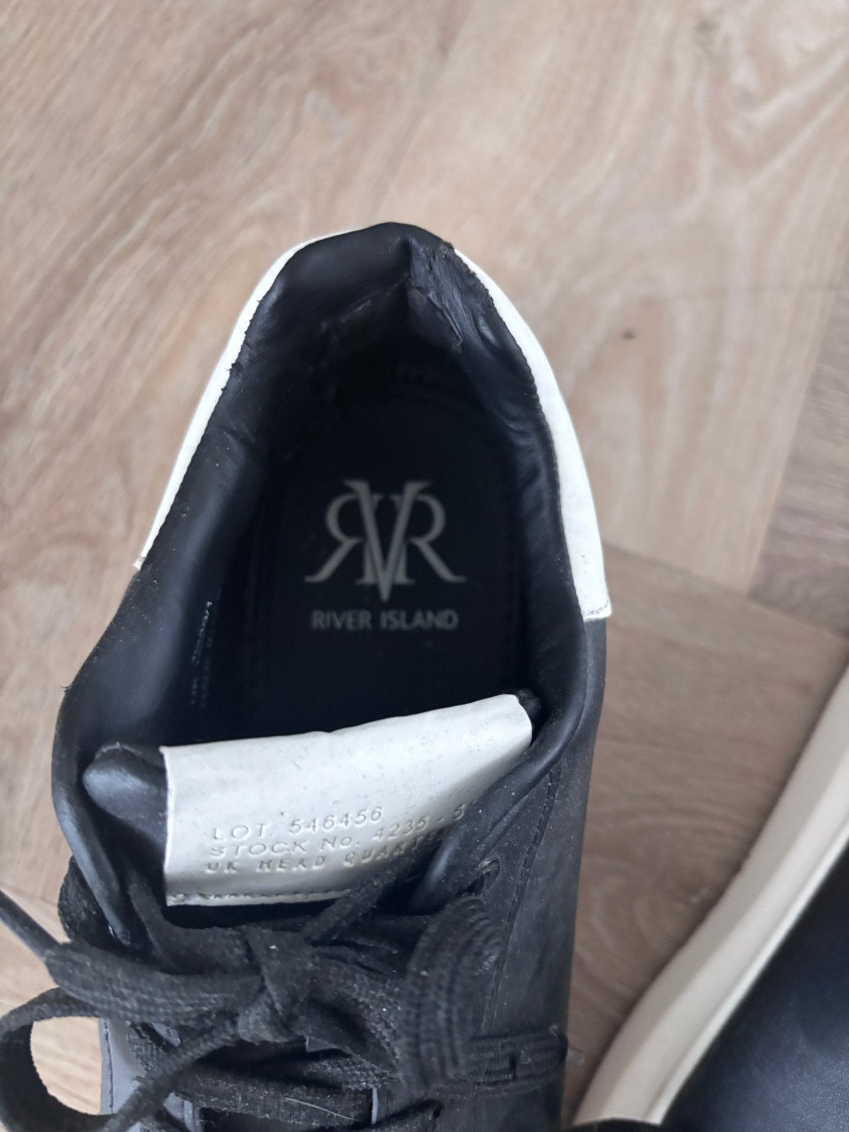 River Island Zwarte Sneakers - Maat 38, Ophalen of Verzenden, Gedragen, Zwart, Sneakers of Gympen