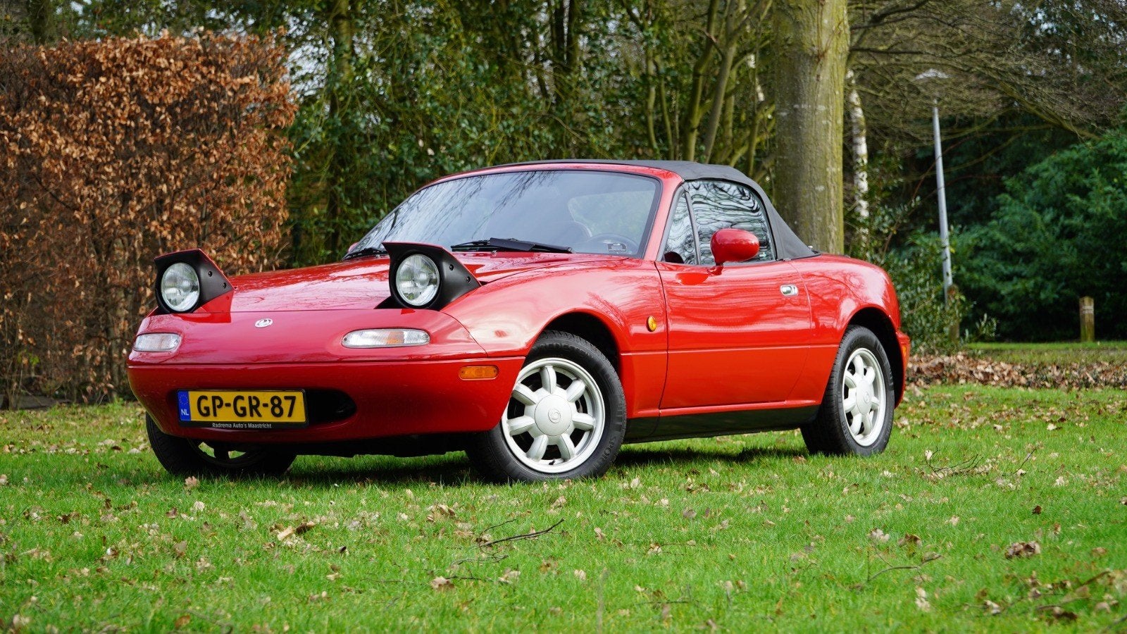 Mazda MX-5 NA cabrio 1.6 U9 1993 / Nederlands/NAP/ hardtop, Zwart, 4 cilinders, Cabriolet, Origineel Nederlands