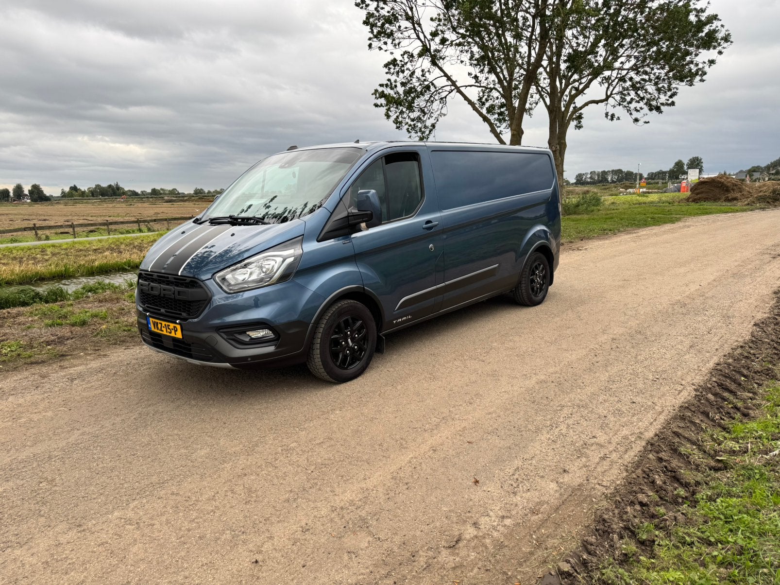 Ford Transit Custom GB 2.0 Tdci 170PK 300 L2h1 2021 Blauw, Voorwielaandrijving, 15 km/l, 1995 cc, Euro 6