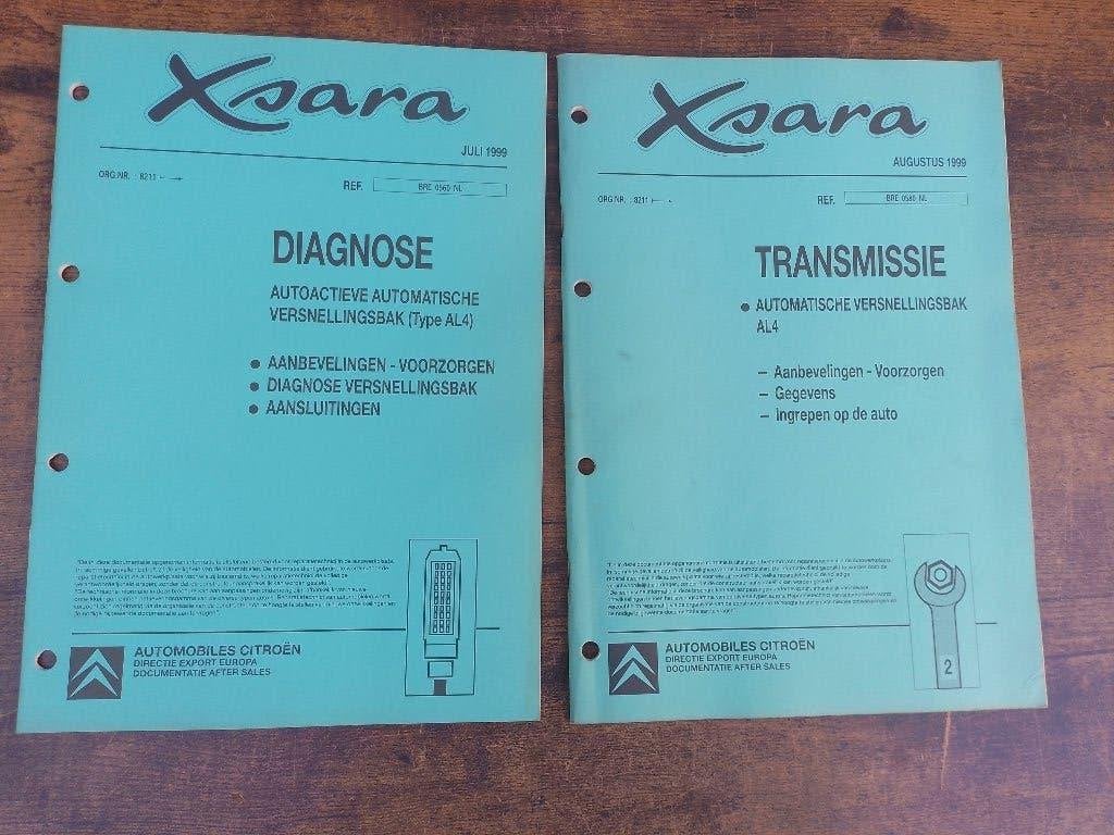 Citroen Xsara dealer werkplaatsboeken Automaatbak AL4, Ophalen of Verzenden, Gelezen, Citroën