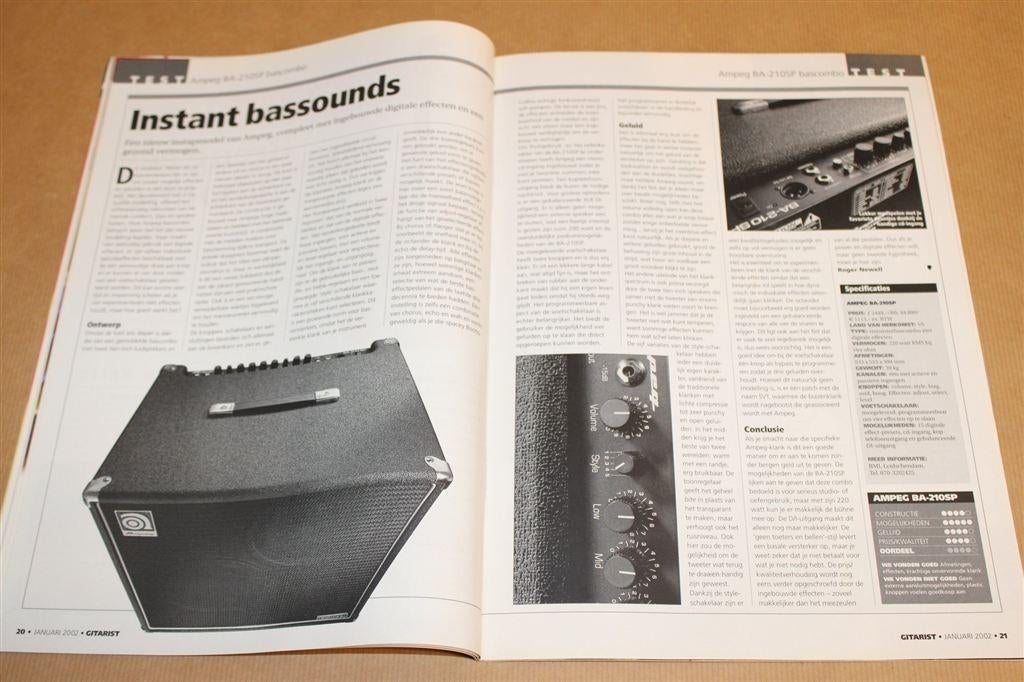 Magazine Gitarist [Jan 2002] — Soloalbum Ronnie Wood, Ophalen of Verzenden, Gelezen, Artiest