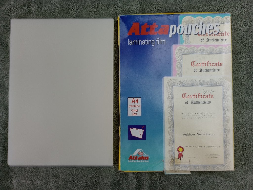 lamineerhoezen: hele lot, Diversen, Papierwaren, Nieuw, Ophalen