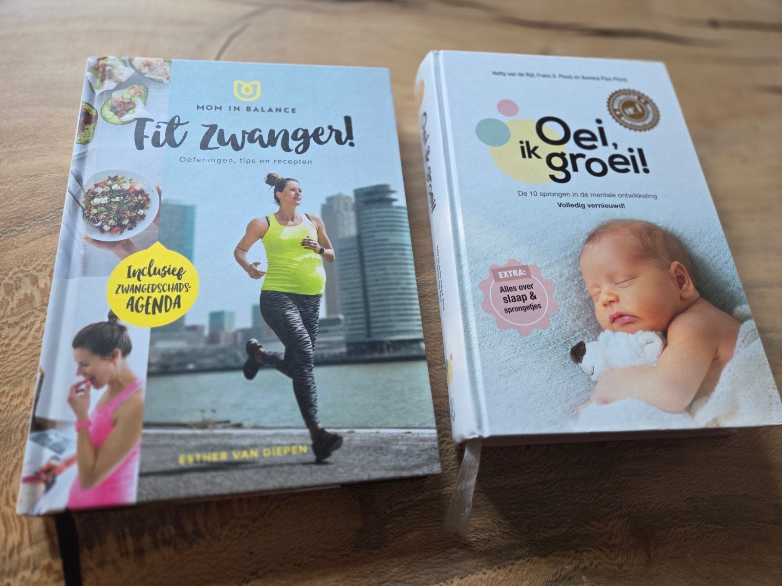 Boekenpakket: Oei, ik groei! & Fit Zwanger!, Boeken, Ophalen, Zo goed als nieuw, Zwangerschap en Bevalling