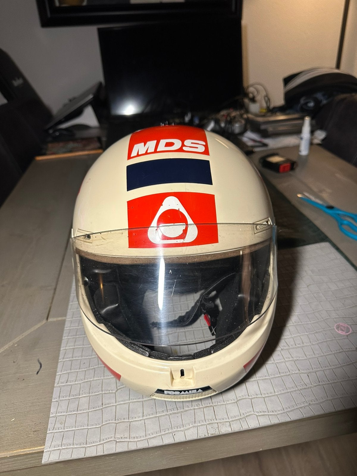 Zeldzame MDS Nevada integraal helm met afneembare mondstuk., Ophalen of Verzenden, Gebruikt, Motoren