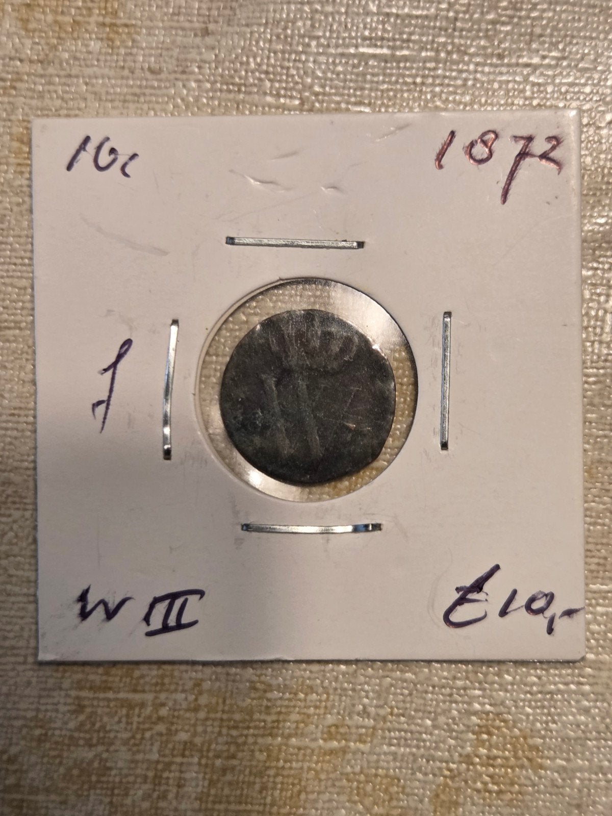 10 cent Willem III 1872, Postzegels en Munten, Munten | Nederland, Ophalen of Verzenden, Koning Willem III, 10 cent, Losse munt