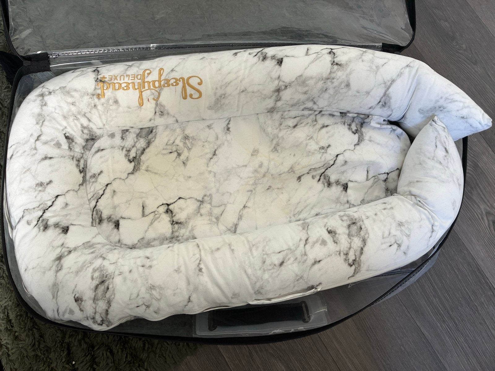 Sleepyhead Deluxe Plus Pod - Marmer Design, Kinderen en Baby's, Ophalen, Gebruikt, Wieg