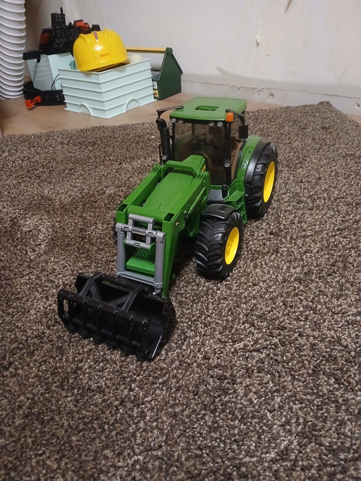 john deere bruder tractor, Ophalen of Verzenden, Zo goed als nieuw