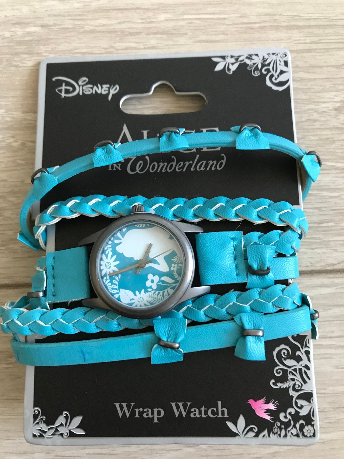 Disney Alice in Wonderland turquoise Ibiza armband horloge, Sieraden, Tassen en Uiterlijk, Staal, Polshorloge, Nieuw, Ophalen