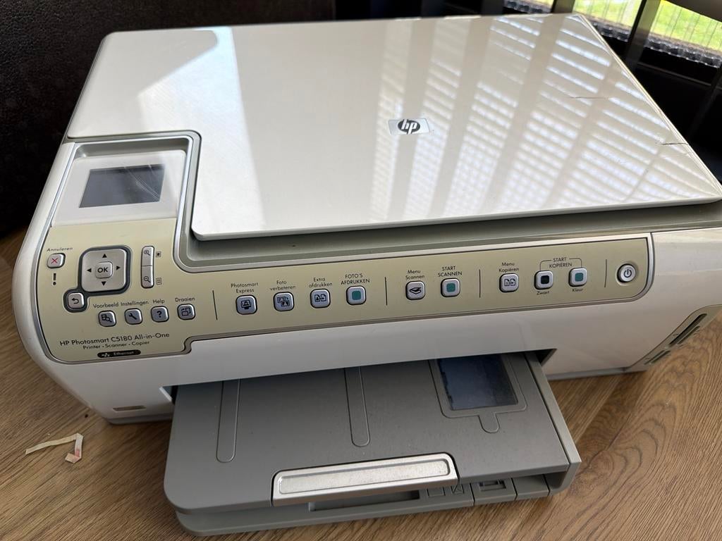 HP Photosmart C5180 All-in-One Printer-Scanner-Copier, Kleur printen, Inkjetprinter, All-in-one, Ophalen of Verzenden