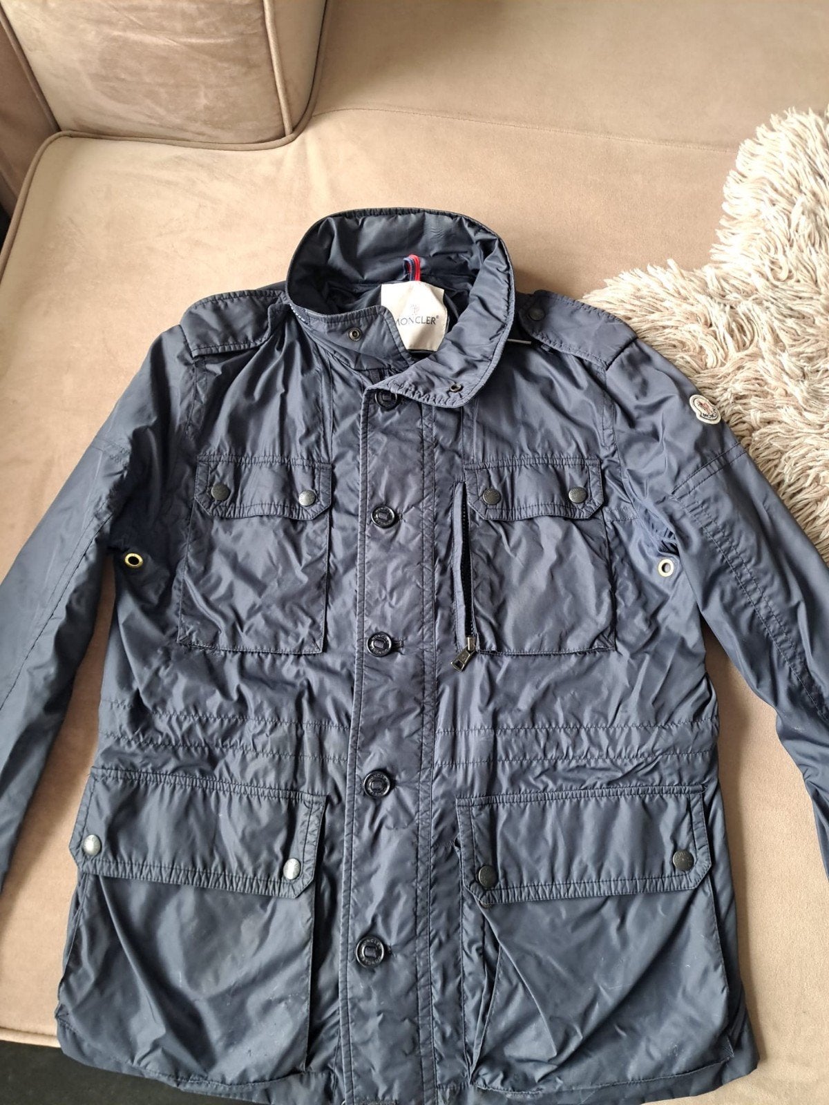 Moncler zakelijke jas Maat M, Ophalen, Zwart