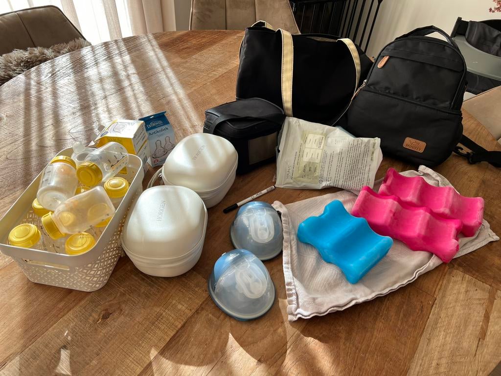 Horigen 3D Handsfree Compressie Borstkolf + extra’s, Ophalen, Gebruikt, Borstkolf