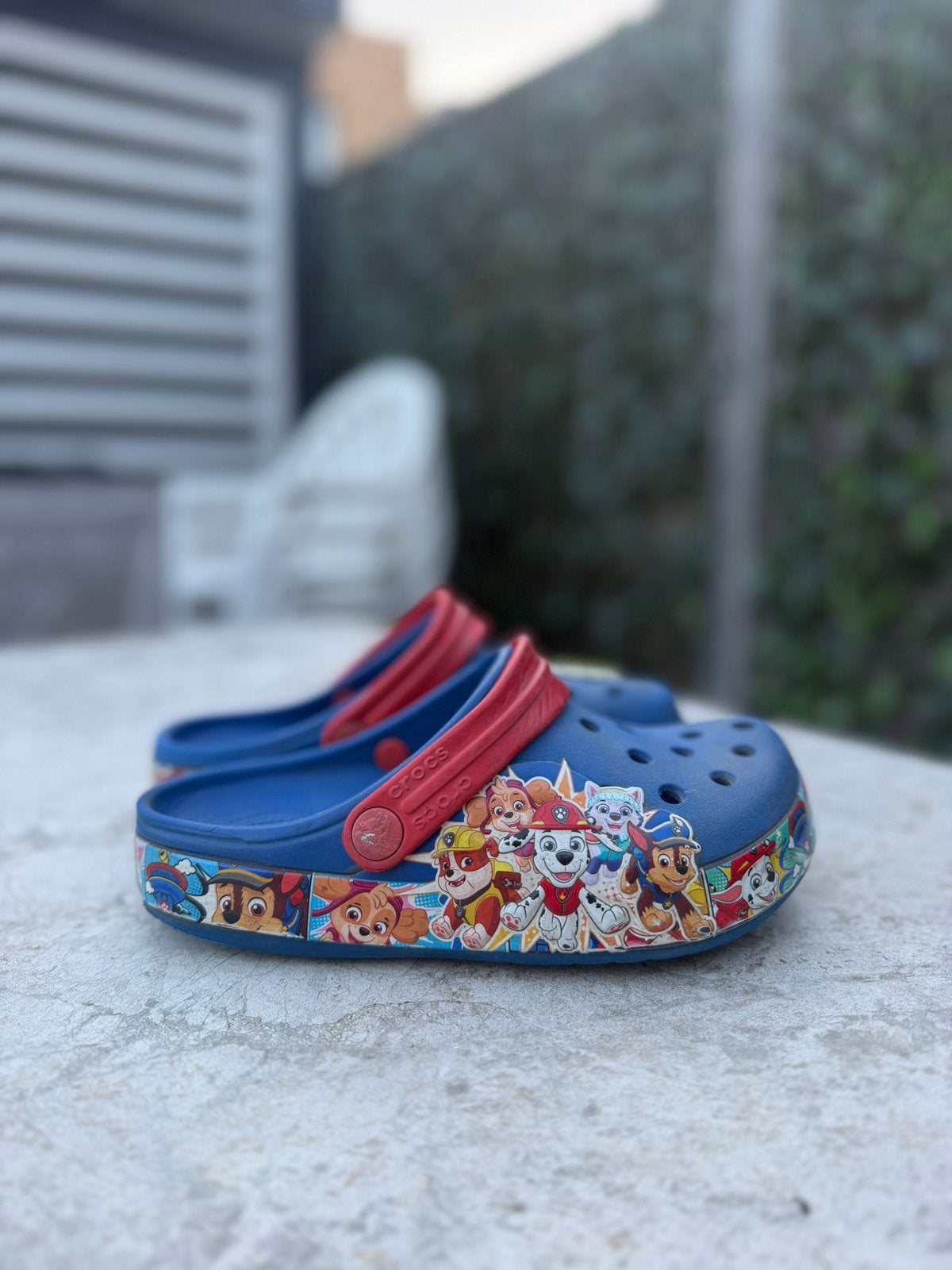 Crocs Klompen Paw Patrol Maat J2 (ca. 33-34), Ophalen, Gebruikt, Jongen of Meisje, Schoenen
