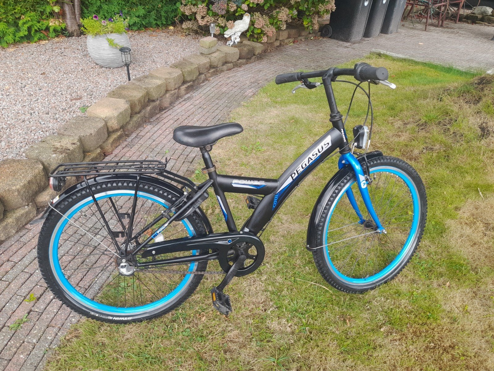 Pegasus Kinderfiets Zwart/Blauw, Ophalen, Velgrem, Versnellingen, Pegasus