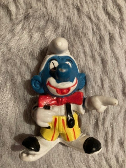 Smurf clown 20033 vintage van Peyo Schleich uit 1980 nieuw, Verzamelen, Smurfen, Ophalen of Verzenden, Nieuw, Overige Smurfen