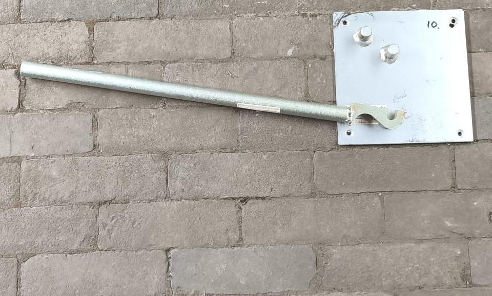 Plooiplaat en Plooi-ijzer 10mm voor betonijzer buigen, Ophalen of Verzenden, Zo goed als nieuw
