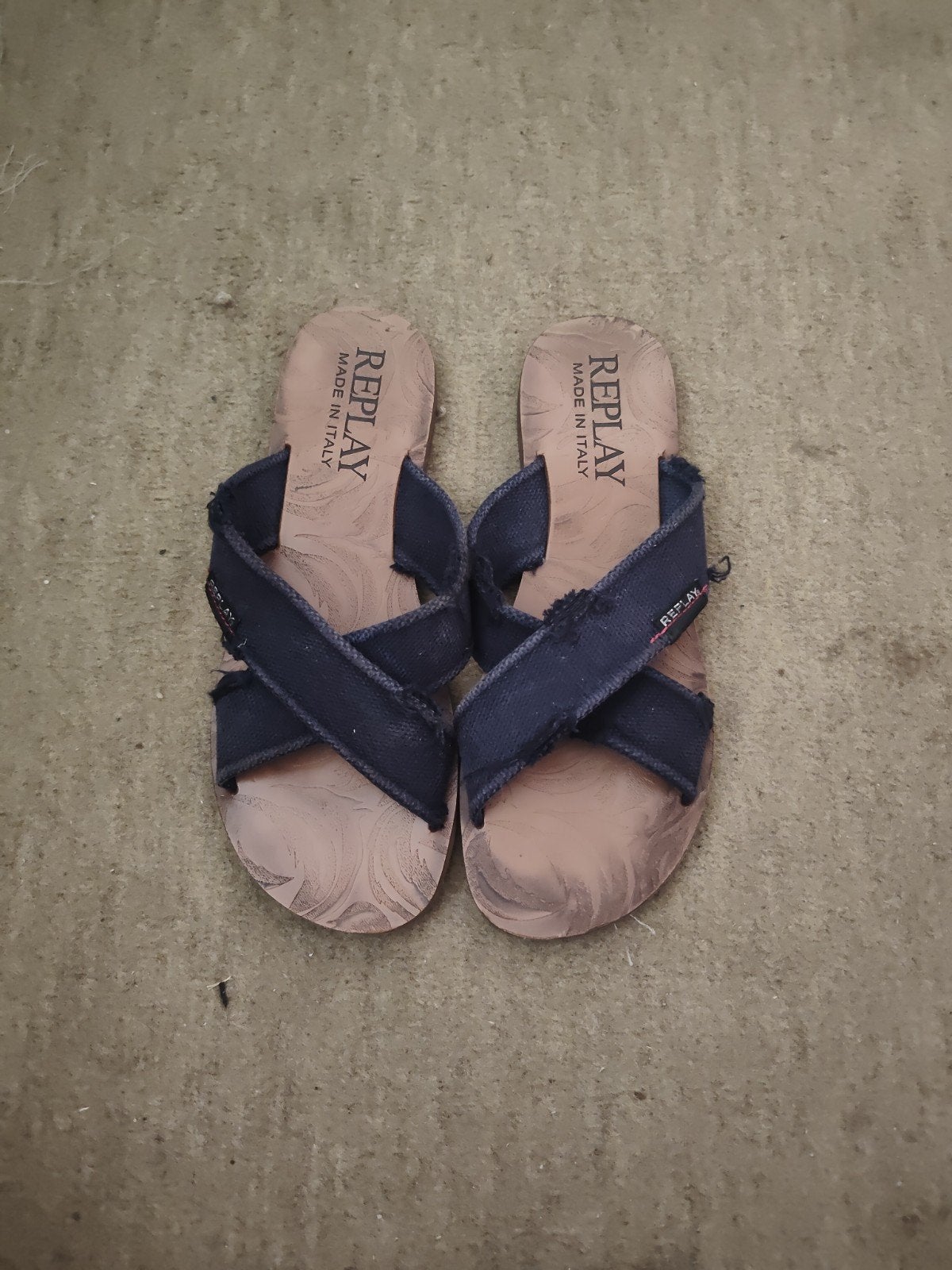 replay slippers, Blauw, Nieuw, Ophalen of Verzenden, Pantoffels of Sloffen
