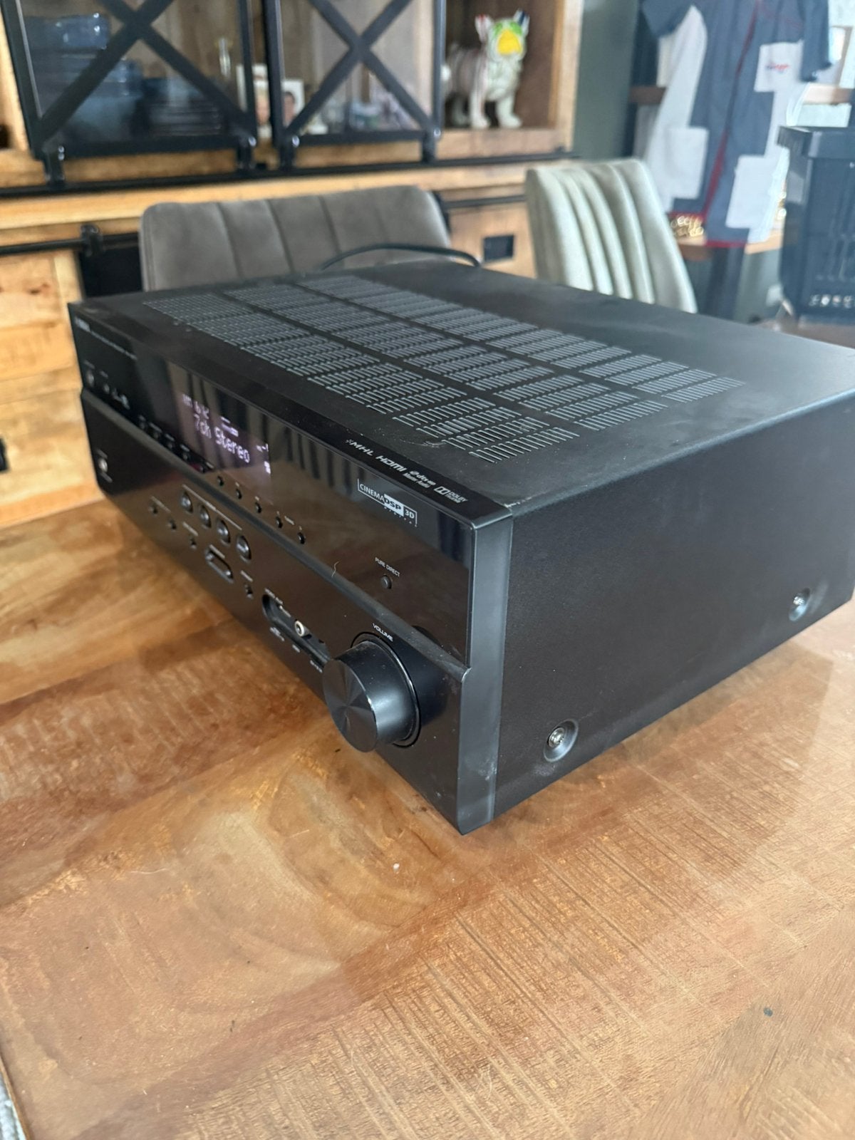 Yamaha RX-V677 hdmi 7.2 receiver wifi topstaat, Ophalen of Verzenden, Zo goed als nieuw, 120 watt of meer, Yamaha