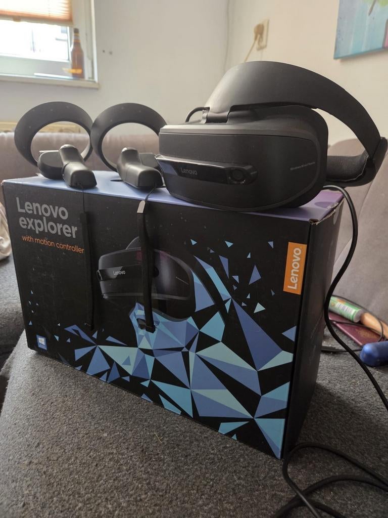 Lenovo Explorer VR bril + controllers (compleet in doos), Ophalen of Verzenden