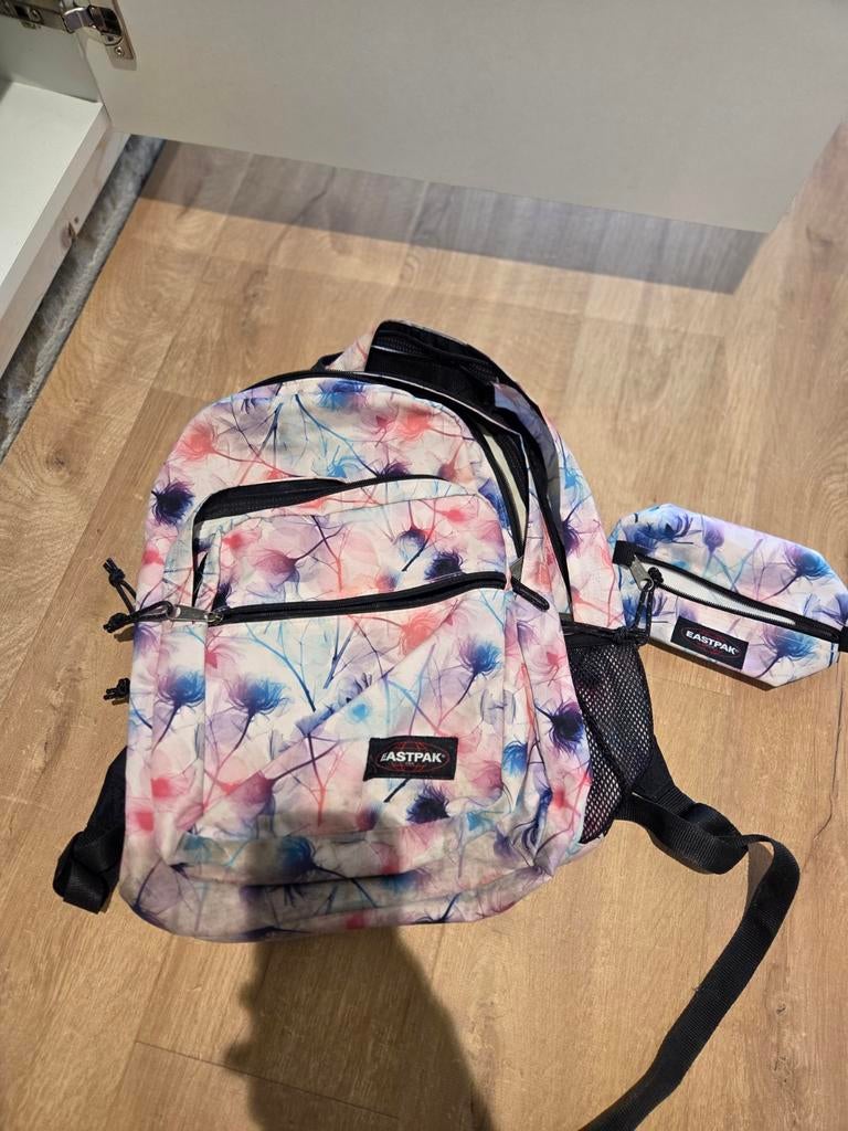 Eastpak Rugtas en Etui - Bloemenprint, Ophalen of Verzenden