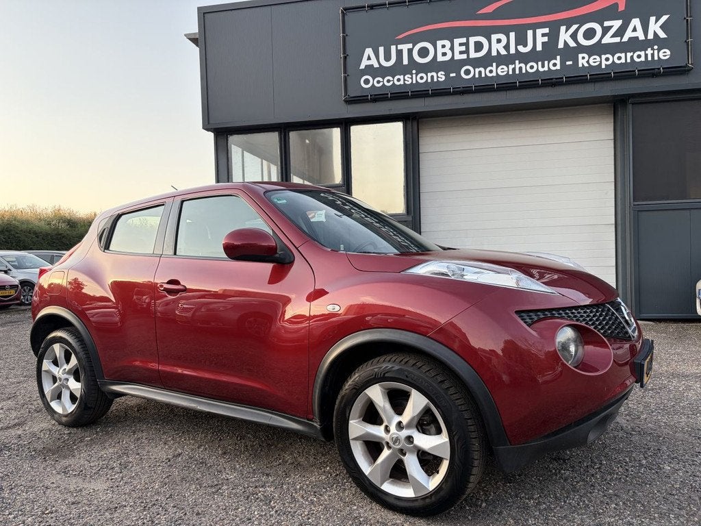 Nissan Juke 1.6 Acenta AUTOMAAT AIRCO TREKHAAK CRUISE, Auto's, 1250 kg, 4 cilinders, Origineel Nederlands, Bedrijf