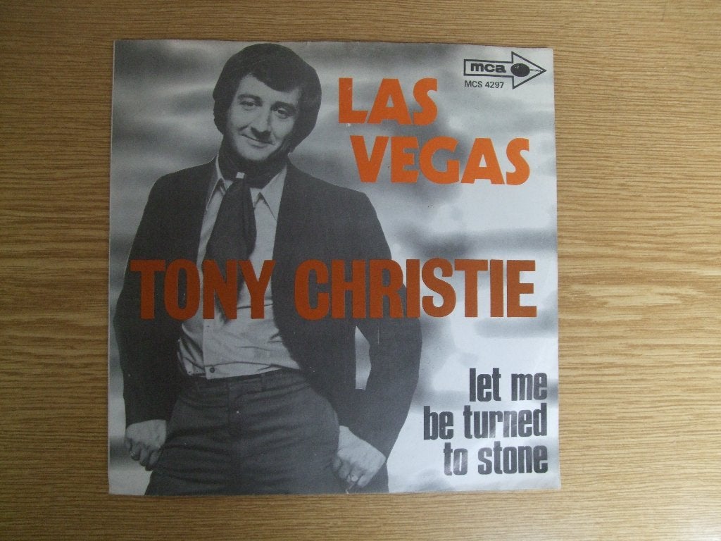 TONY CHRISTIE     LAS VEGAS / LET ME BE TURNED TO STONE, 7 inch, Ophalen of Verzenden, Zo goed als nieuw, Pop
