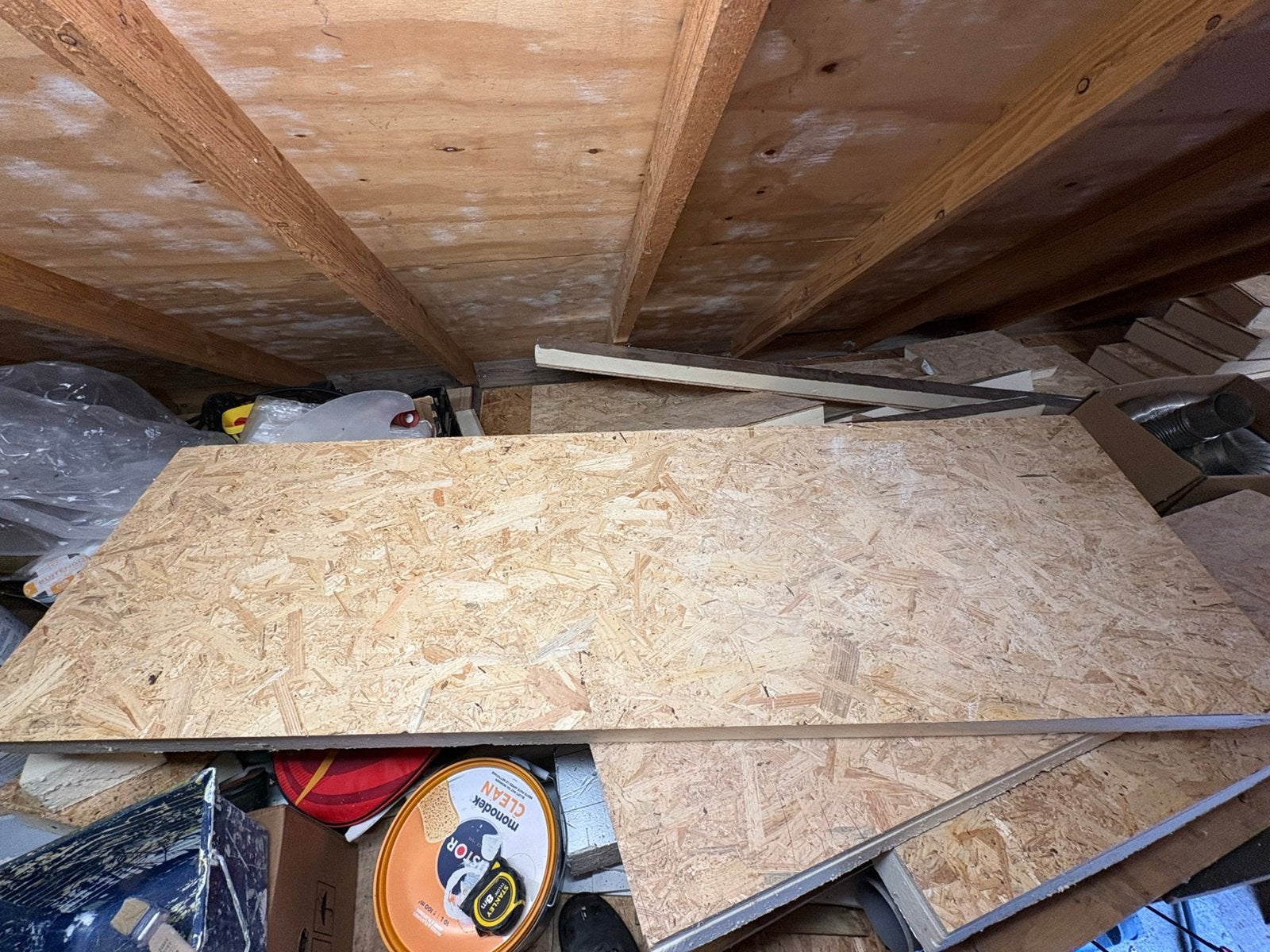Osb 12mm  + pir 80mm  192cmx60cm, Doe-het-zelf en Verbouw, Isolatie en Afdichting, Ophalen, Dakisolatie, Zo goed als nieuw, Hardschuim (Pir)