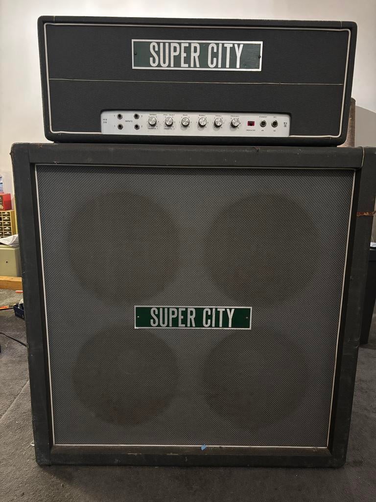 Super City DEA200 - Marshall 1959 Super Lead specs, Ophalen, Gebruikt, 100 watt of meer