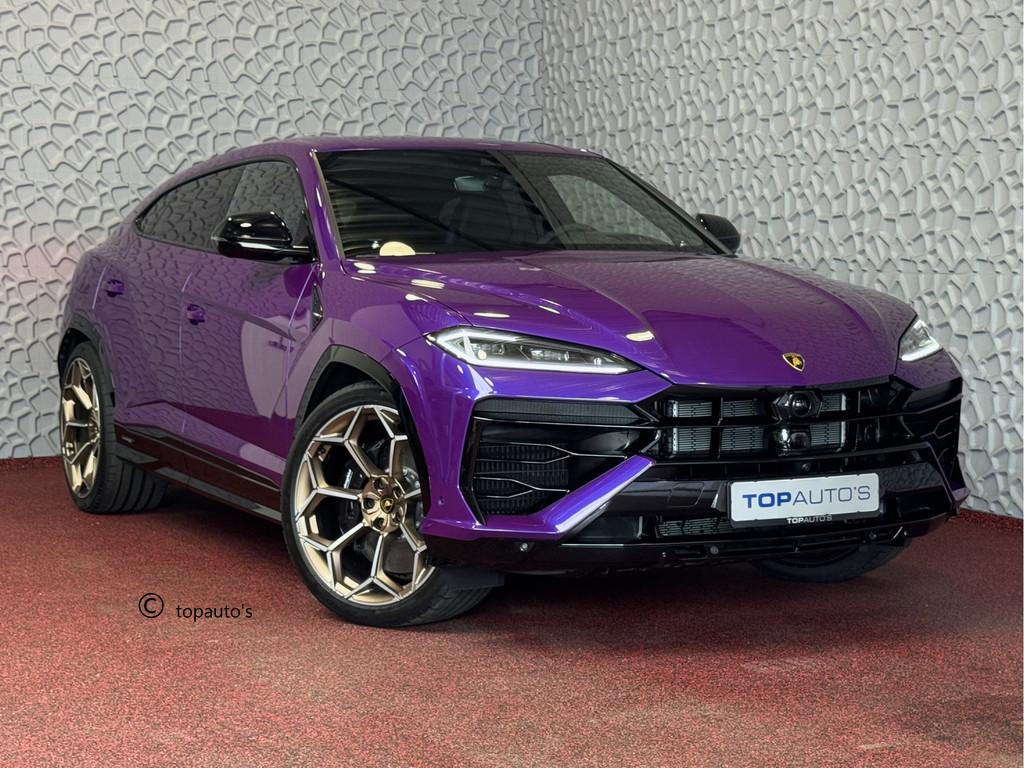 Lamborghini Urus 4.0 V8 SE 800 PK ALLE OPTIES/CARBON /AD PER, Auto's, Automaat, 12 maanden, Urus, Gebruikt