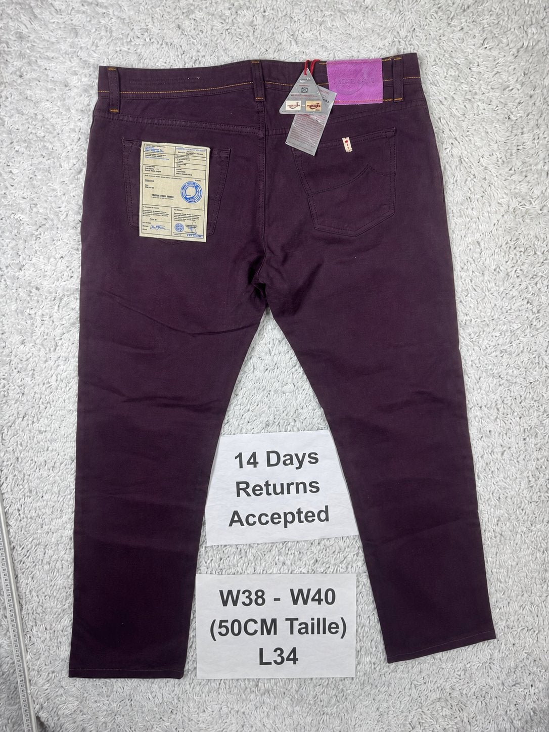 Jacob Cohën 620 Eduard Regular Jeans Past W38 -W40 L34 2824, G, Overige kleuren, N, Verzenden
