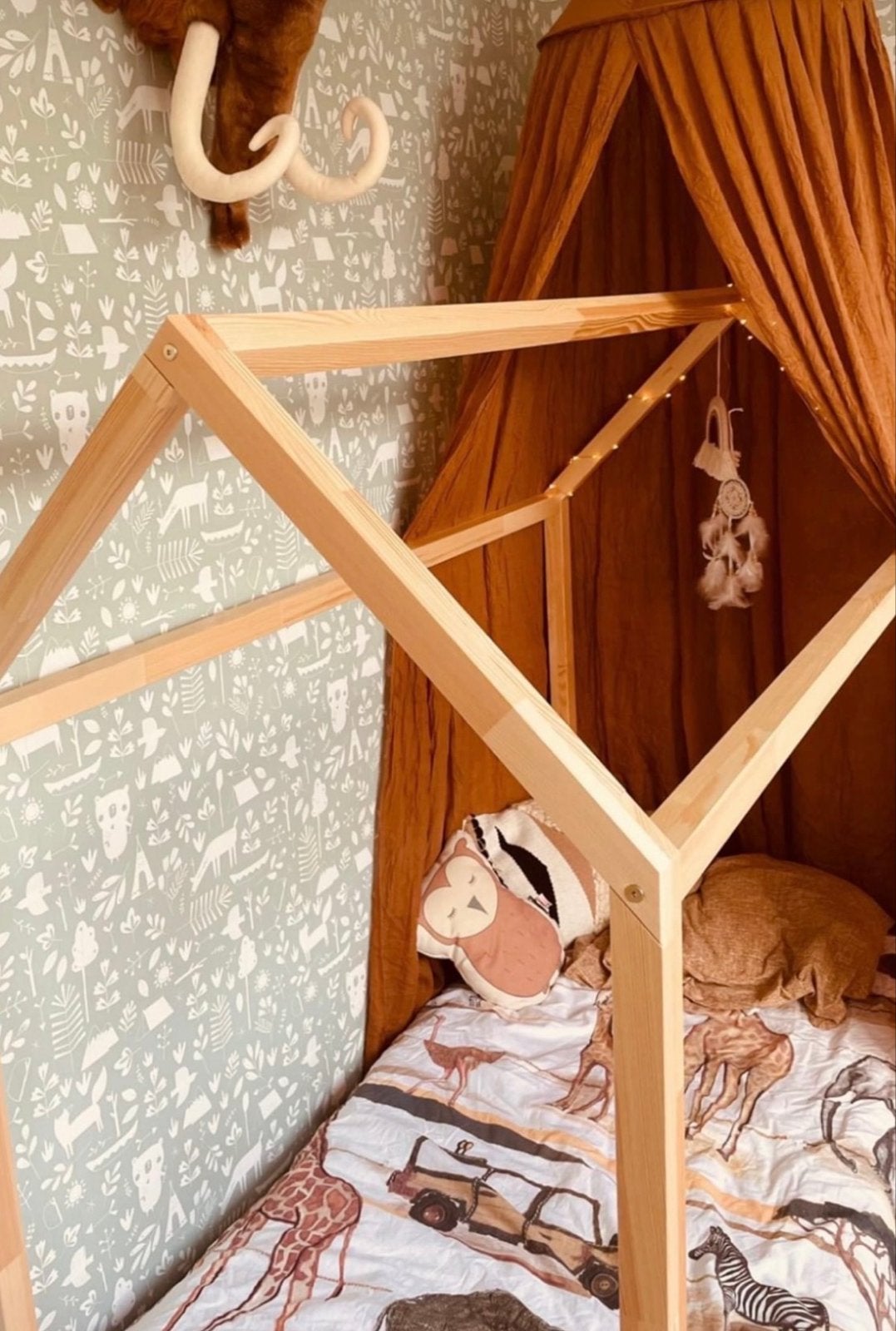 Bedhuisje Petit Amelie met matras 160x80, Ophalen, 70 tot 85 cm, Zo goed als nieuw, Lattenbodem