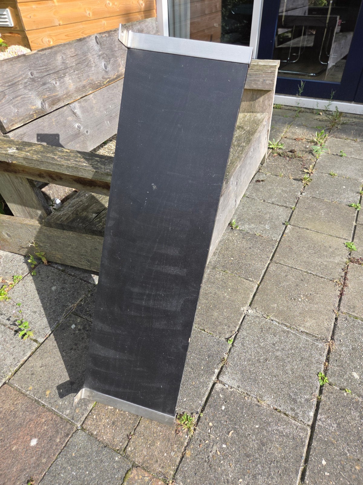IKEA EKBY JÄRPEN plank met EKBY BJÄRNUM plankdragers, Ophalen, Hout, Modern, Gebruikt