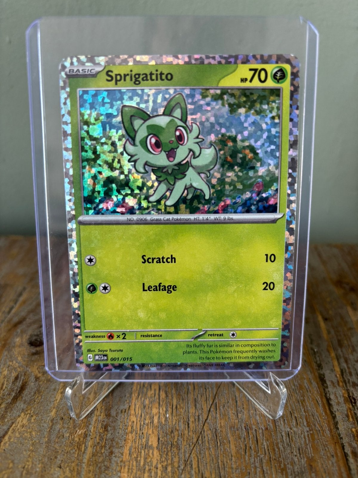 Sprigatito 001/015 Holo McDonalds, Ophalen of Verzenden, Losse kaart