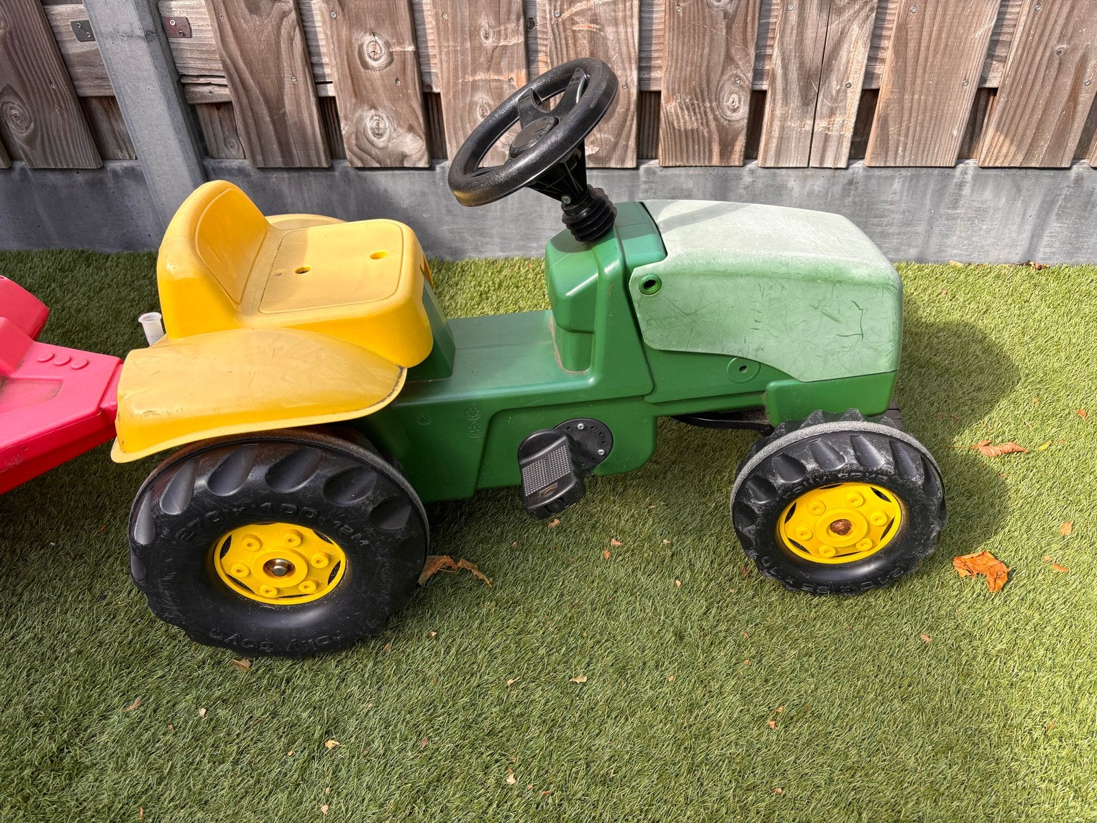 John Deere traptractor met aanhanger, Ophalen, Gebruikt, Trapvoertuig