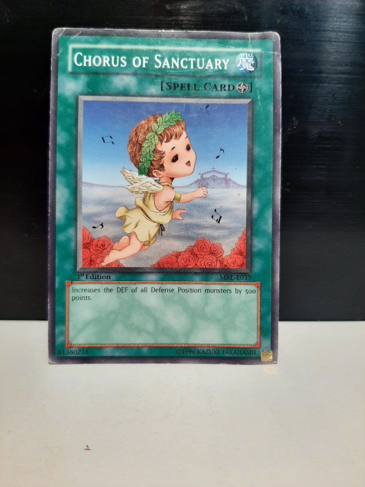 Yu-Gi-Oh! Chorus of Sanctuary Spell Card 1st Edition, Ophalen of Verzenden