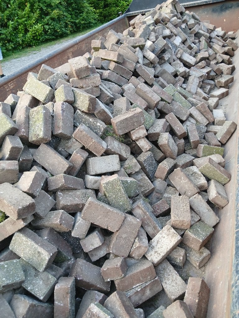 Betonklinkers gebruikt, BKK Heide, Tuin en Terras, Tegels en Klinkers, Ophalen of Verzenden, Gebruikt, Beton, Klinkers
