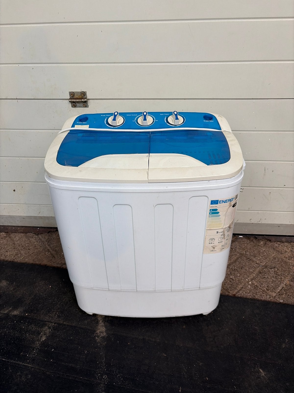 Compacte mini wasmachine met centrifuge - ideaal voor kleine, Ophalen, Minder dan 85 cm, Minder dan 4 kg, Bovenlader