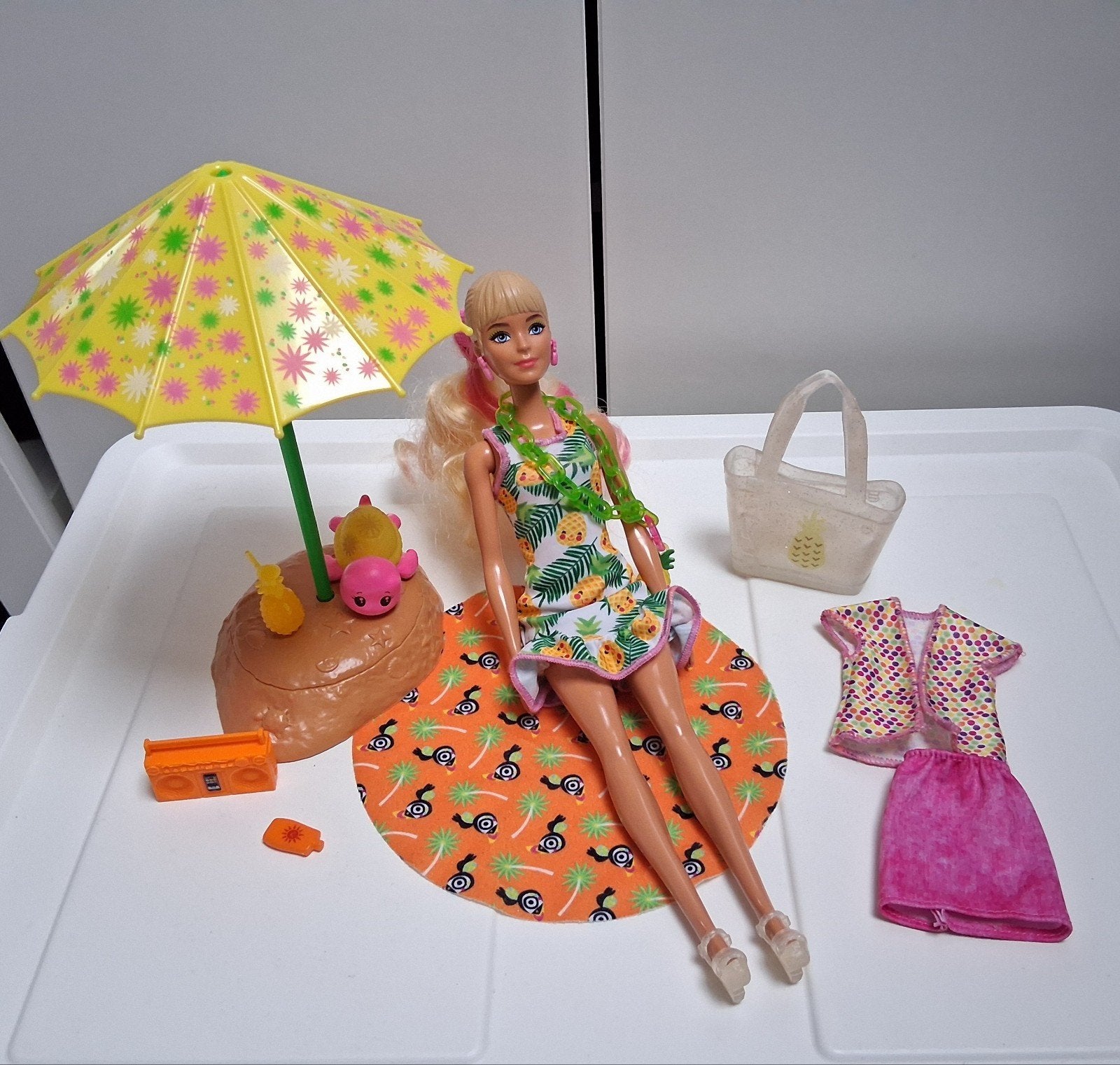 Superleuk! Setje Barbie op het strand!, Ophalen of Verzenden, Zo goed als nieuw, Barbie