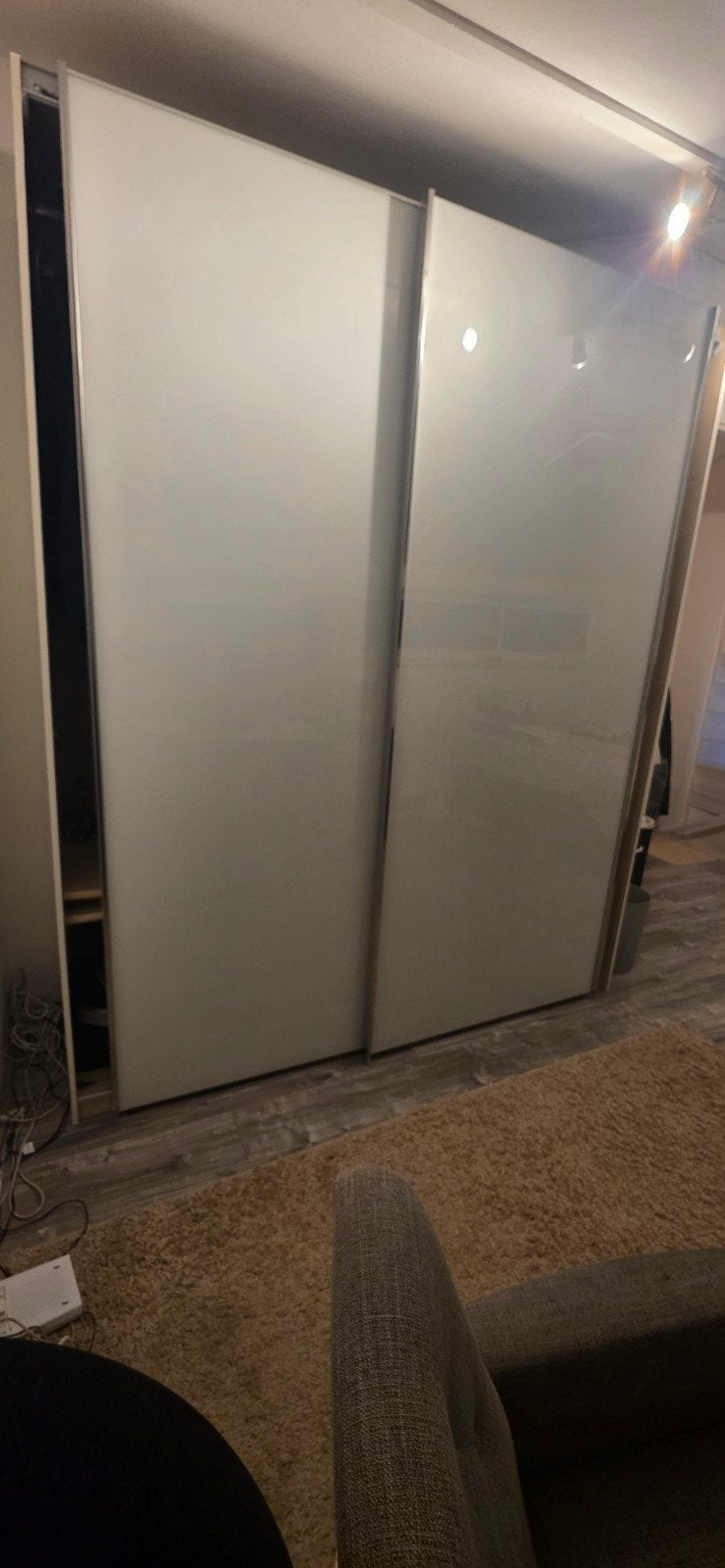 Hoogglans Schuifdeurkast - 200x60x234 cm, Huis en Inrichting, Kasten | Kledingkasten, Ophalen, Met deur(en), 200 cm of meer, 200 cm of meer