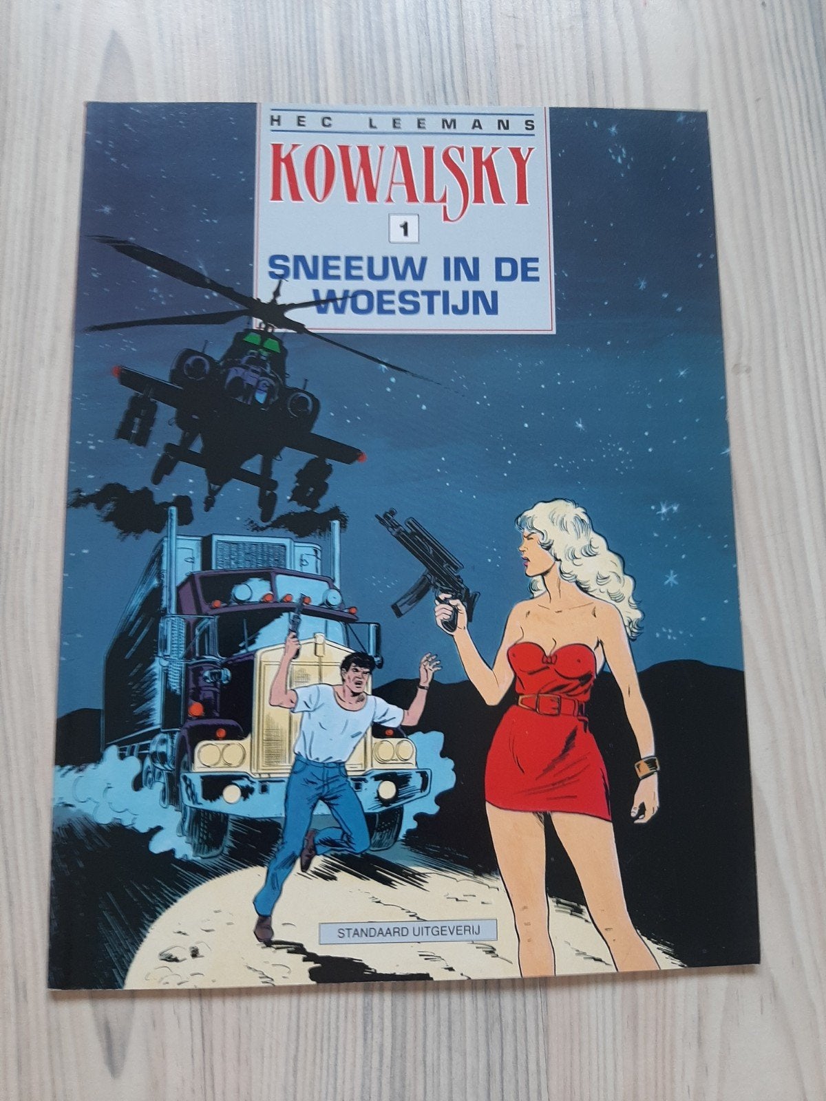 Kowalsky 1: Sneeuw in de Woestijn - Hec Leemans, Eén stripboek, Ophalen of Verzenden, Gelezen, Hec Leemans