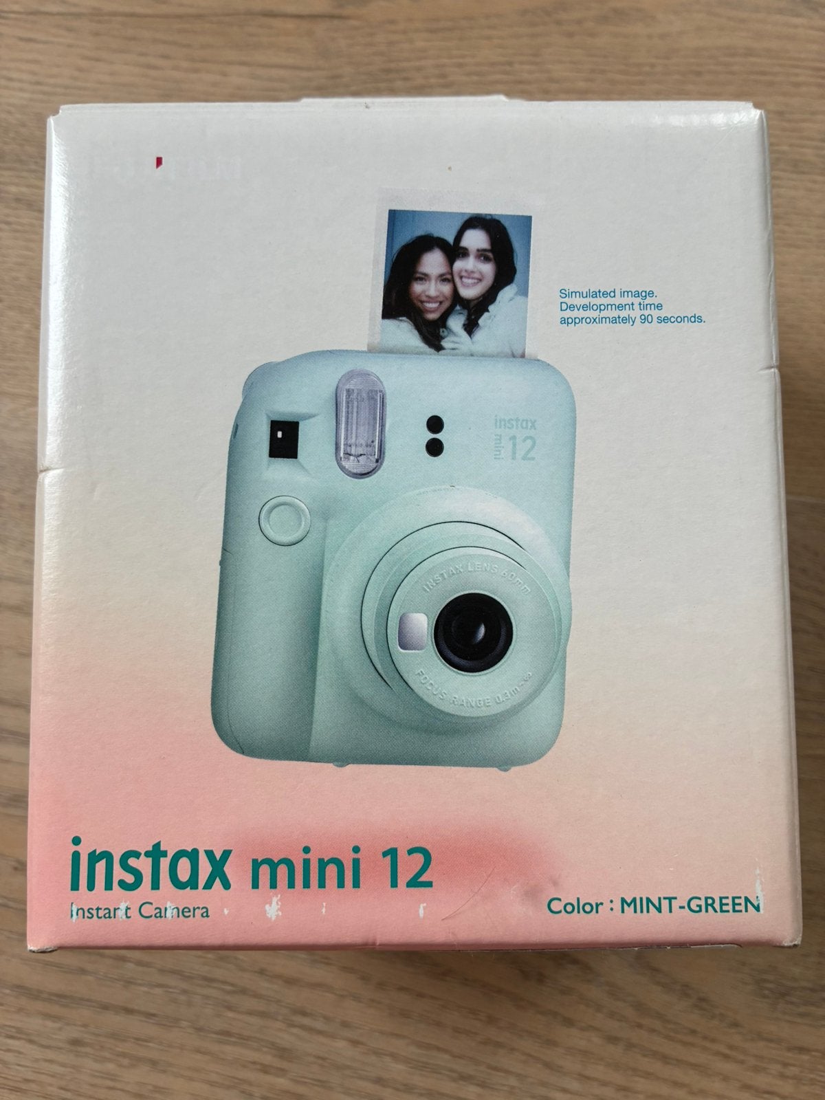 Fuji Instax  mini 12 camera, mint groen, nieuw, Audio, Tv en Foto, Fotocamera's Analoog, Ophalen, Nieuw, Polaroid, Fuji