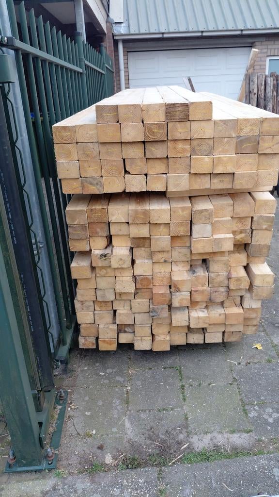 Houten balken 10x7,5 x 240 cm, Ophalen