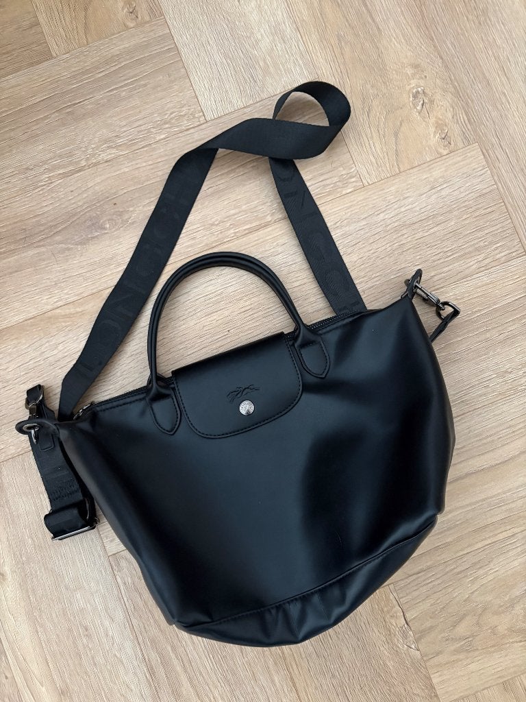 Longchamp tas zwart, Ophalen of Verzenden, Zo goed als nieuw, Zwart, Handtas
