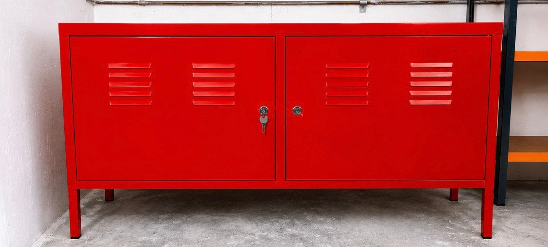 IKEA PS Kast - Rood - 119 x 63 cm, Ophalen, Gebruikt