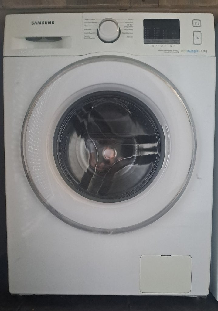 Samsung EcoBubble 7kg (voor de electronica doe het zelver), Ophalen, Gebruikt, Voorlader, 85 tot 90 cm